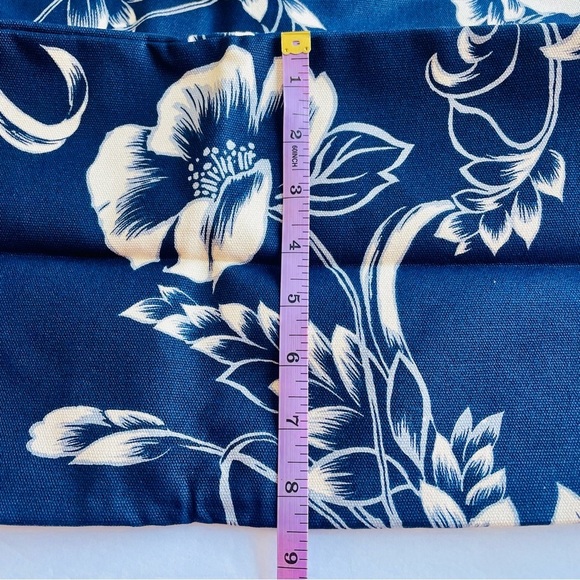 Christopher and Banks Blue Tropical Tote Bag NWT - Picture 7 of 8